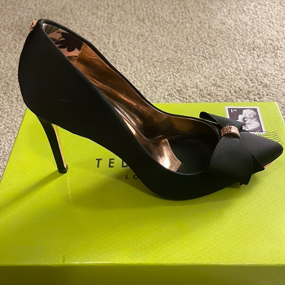 Black Ted Baker heels, size 8
